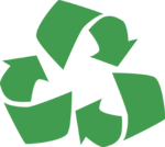 recycle logo used as a header image