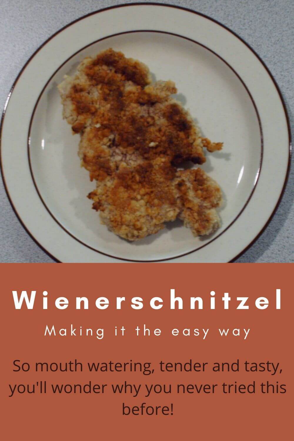 Wienerschnitzel - making it the easy way