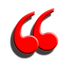 large red quotation mark used as a header image