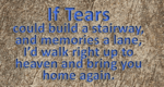 If Tears poem used as a header image