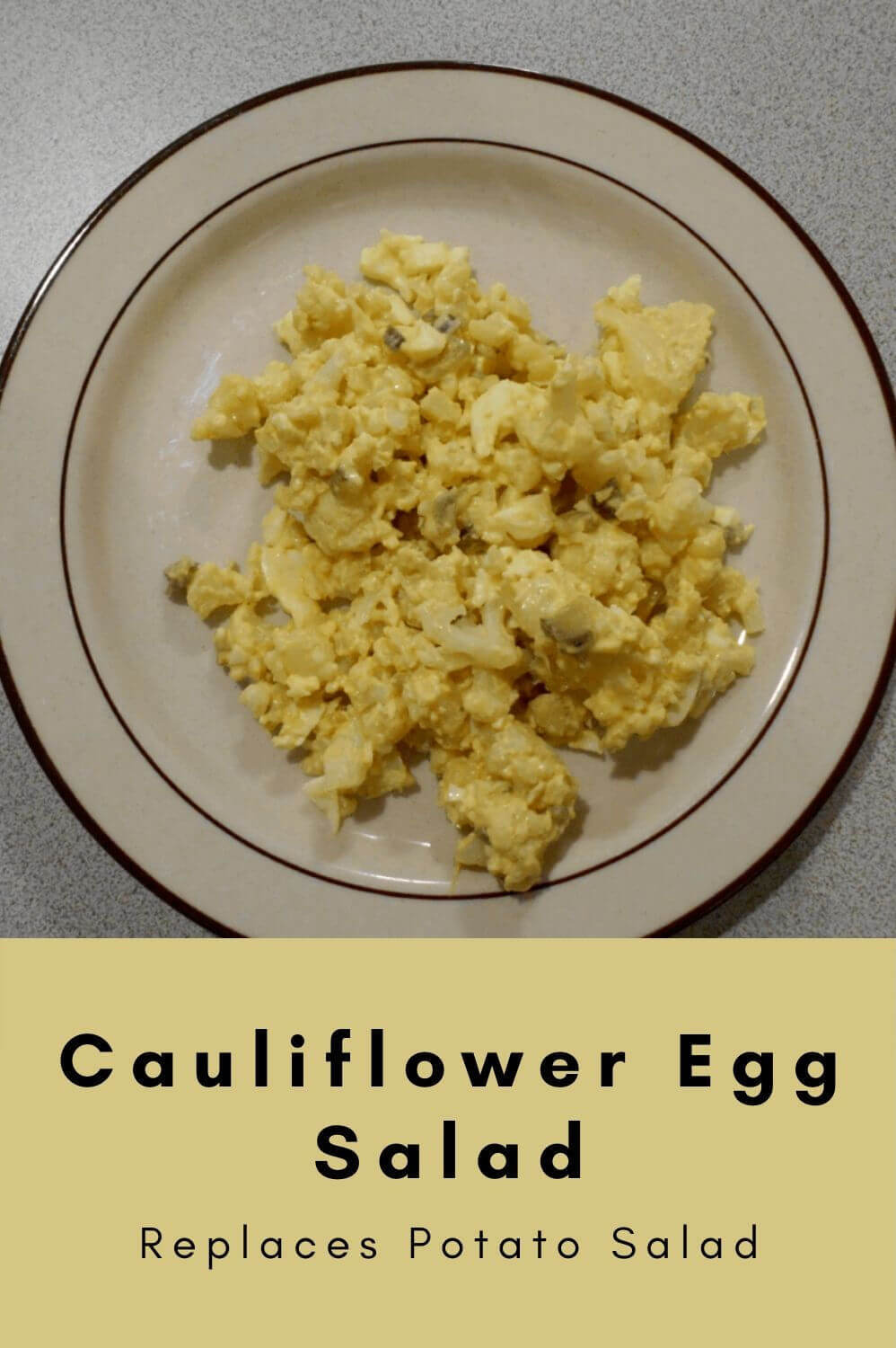 Cauliflower Egg Salad – Replaces Potato Salad