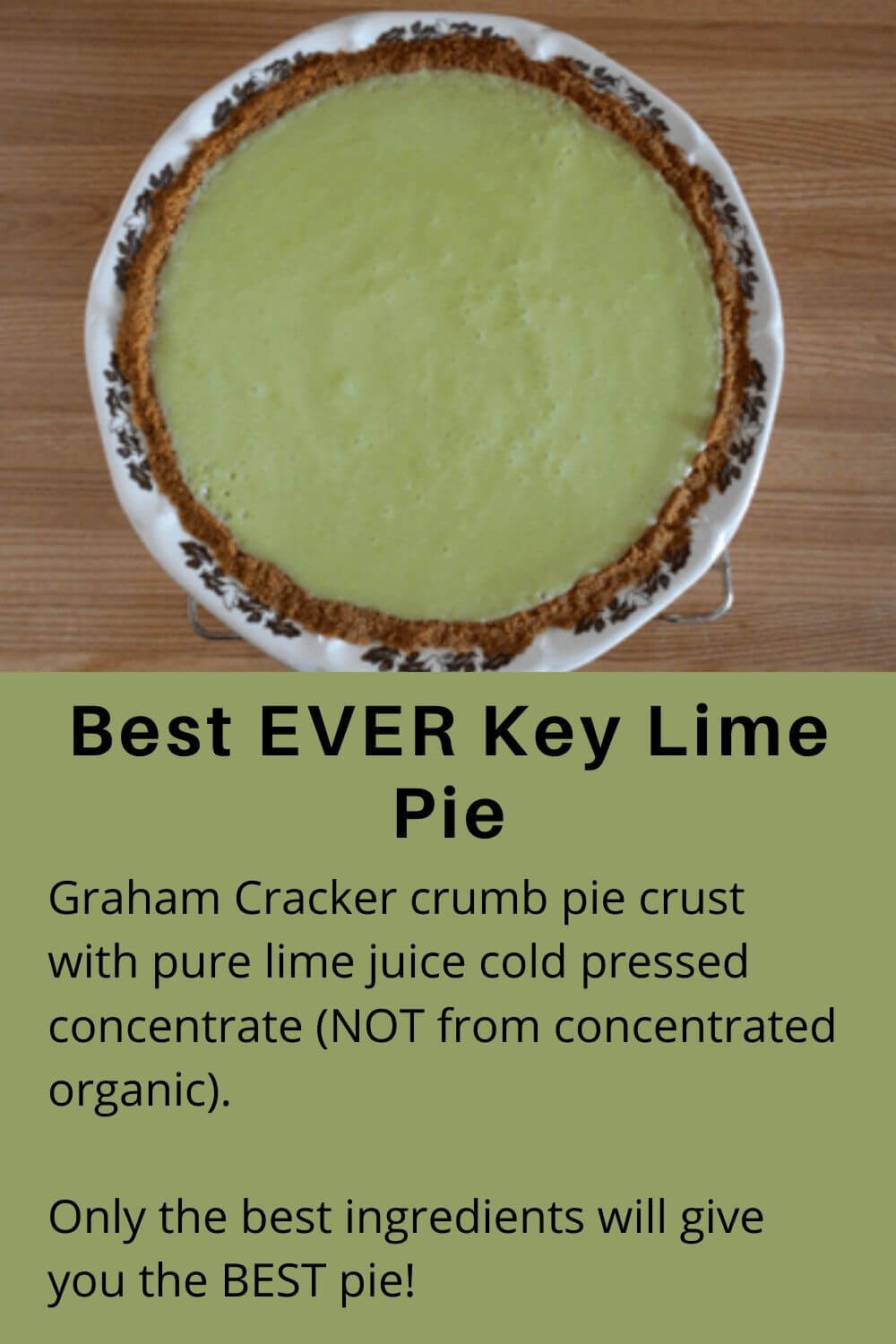 Best EVER Key Lime Pie