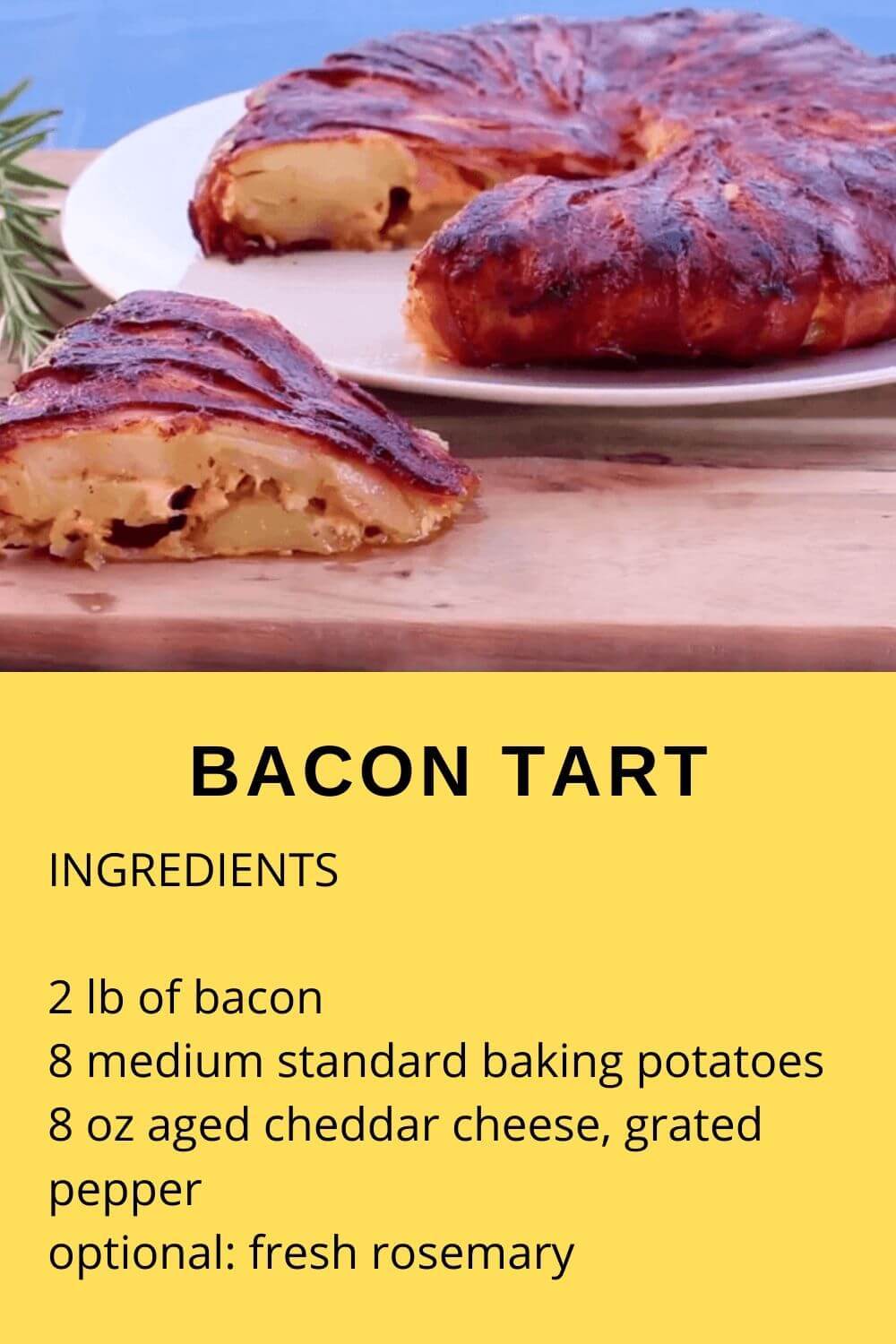 Bacon Tart recipe