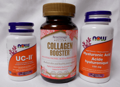 UC-11, Collagen Booster, and Hyaluronic Acid - 3 supplements required after the first injection