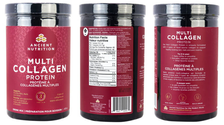 Ancient Nutrition Multi Collagen Protein 455g size
