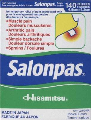 Salonpas box front