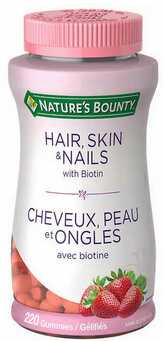 Nature's Bounty Hair, Skin & Nails with Biotin supplement