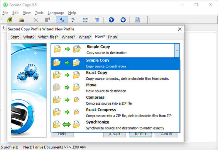 Step 7: How do You Want Your Files Copied?